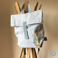 Pierre Lapin sac à dos mini-coursier bleu